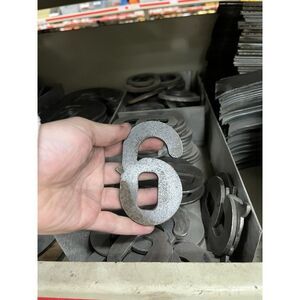 A-Z AND 0-9 STEEL LETTERS & NUMBERS! 4 Inch